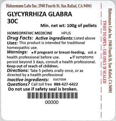 Glycyrrhiza Glabra 30C 100g.jpg Glycyrrhiza Glabra 30C 100g - Glycyrrhiza Glabra 30C 100g